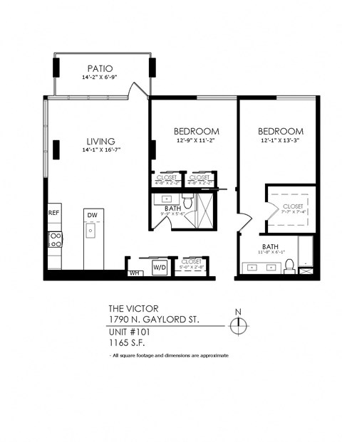 2 bedroom for rent in Denver